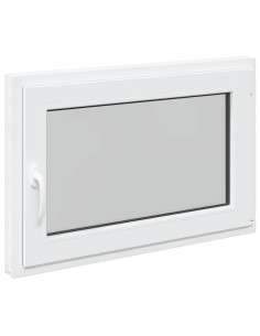 Finestra per Soffitta RISOR Bianco 90 x 50 cm PVC e Vetro 2
