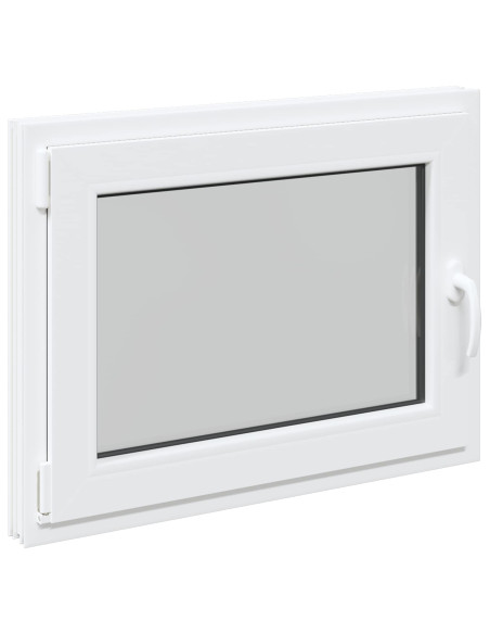 Finestra per Soffitta RISOR Bianco 90 x 50 cm PVC e Vetro