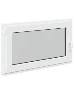 Finestra per Soffitta RISOR Bianco 100 x 70 cm PVC e Vetro 2