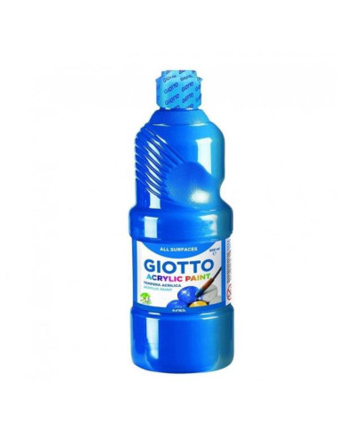 FLACONE 500ML TEMERA ACRILICA CIANO