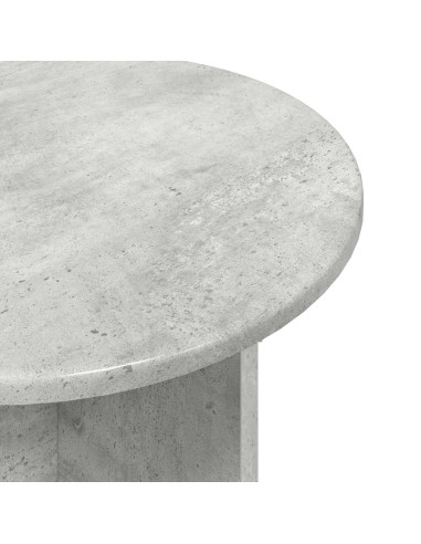 Set tavolini 2 pcs Grigio Cemento Legno ingegnerizzato