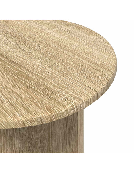 Set tavolini 2 pcs Rovere Sonoma Legno ingegnerizzato