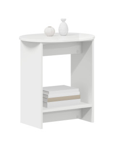 Tavolo laterale Bianco Lucido 50 x 39,5 x 55 cm 2