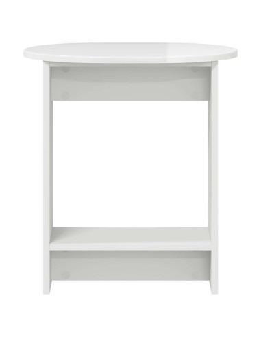Tavolo laterale Bianco Lucido 50 x 39,5 x 55 cm