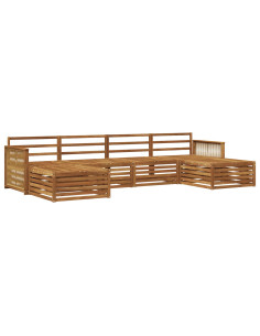Set divani 6 pcs Legno di Acacia Massello