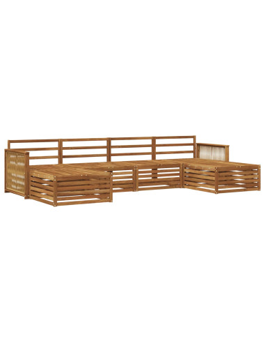 Set divani 6 pcs Legno di Acacia Massello