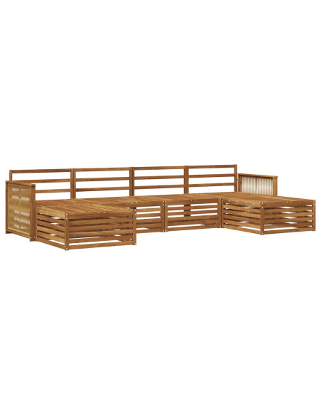 Set divani 6 pcs Legno di Acacia Massello