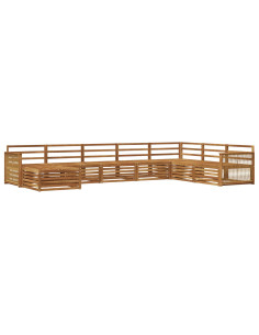 Set di divani da esterno 8 pcs Naturale