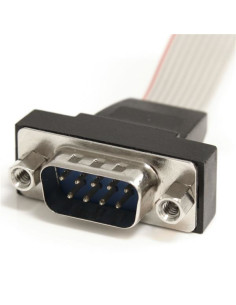 StarTech.com Cavo per montaggio a pannello seriale maschio 9 pin a collettore scheda madre 10 pin da 40 cm ca. 2