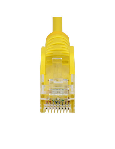 StarTech.com Cavo Ethernet CAT6 Giallo da 1,5m Patch UTP con Plug RJ45 Antigroviglio e Rilievi di Trazione, Cavo Lan Slim in Ram