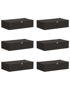 Scatola di Stoccaggio 6 pcs Antracite 70 x 40 x 18 cm 2