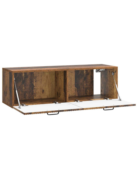Mobile Porta TV da Muro Legno antico 98 x 31 x 30 cm