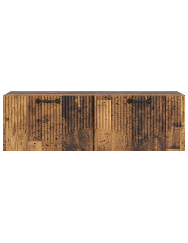 Mobile Porta TV da Muro Legno antico 98 x 31 x 30 cm