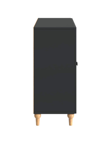 Credenza Nero 89 x 34,5 x 80 cm Legno ingegnerizzato
