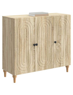 Credenza Rovere Sonoma 89 x 34,5 x 80 cm Legno ingegnerizzato 2