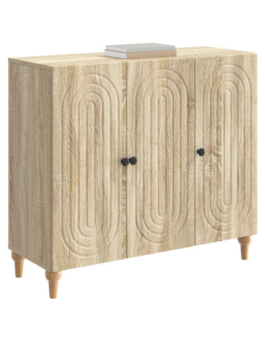 Credenza Rovere Sonoma 89 x 34,5 x 80 cm Legno ingegnerizzato
