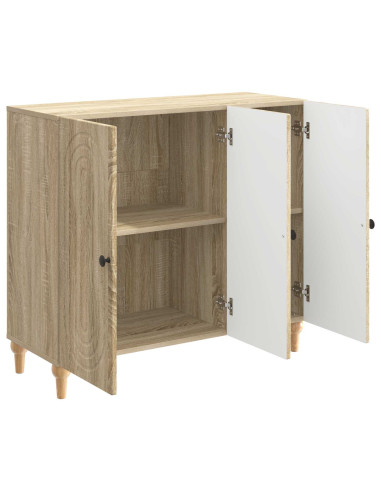 Credenza Rovere Sonoma 89 x 34,5 x 80 cm Legno ingegnerizzato