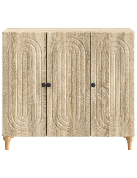 Credenza Rovere Sonoma 89 x 34,5 x 80 cm Legno ingegnerizzato