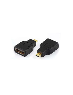 ADATTATORE MICRO HDMI-HDMI M/F BK F19PIN ADJ