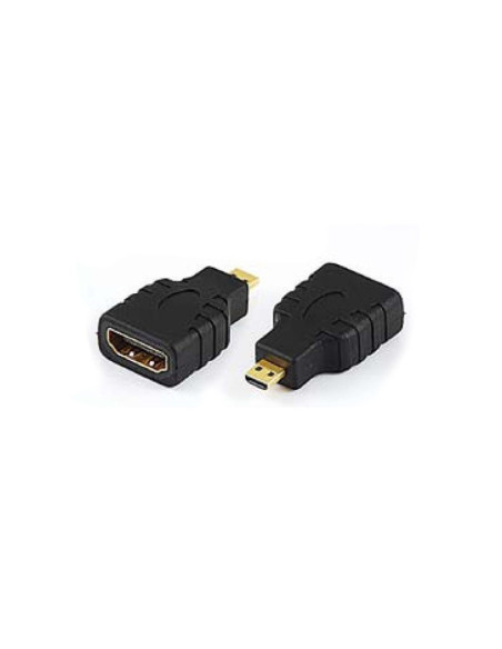 ADATTATORE MICRO HDMI-HDMI M/F BK F19PIN ADJ