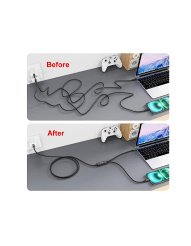 USB-C TO C Y-CHARGING CABLE 1.5M PD