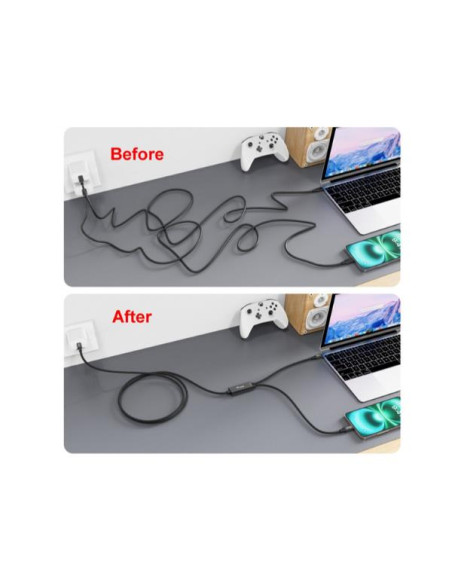 USB-C TO C Y-CHARGING CABLE 1.5M PD