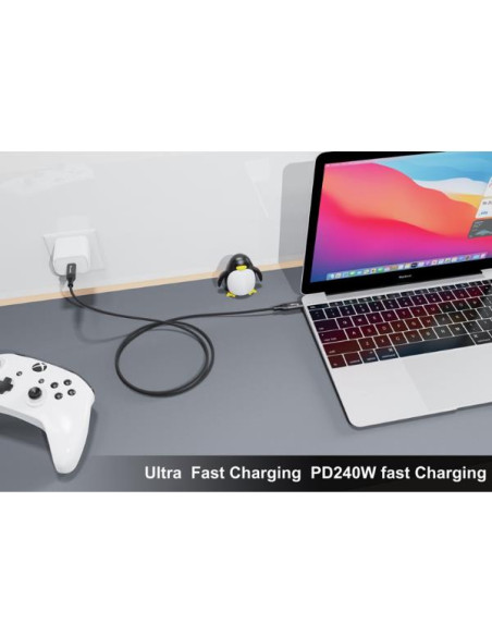 USB 4 C TO C CABLE  1.2M  PD240W 8K