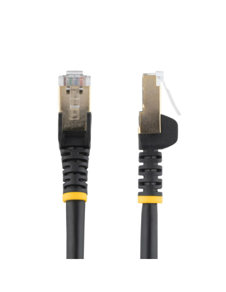 StarTech.com Cavo di Rete Ethernet Cat6a - Cavo Schermato STP da 50cm - Nero