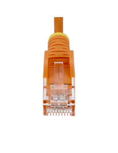 StarTech.com Cavo Ethernet CAT6 Arancionene da 50cm Patch UTP con Plug RJ45 Antigroviglio e Rilievi di Trazione, Cavo Lan Slim i