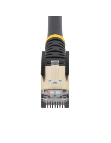 StarTech.com Cavo di Rete Ethernet Cat6a - Cavo Schermato STP da 50cm - Nero