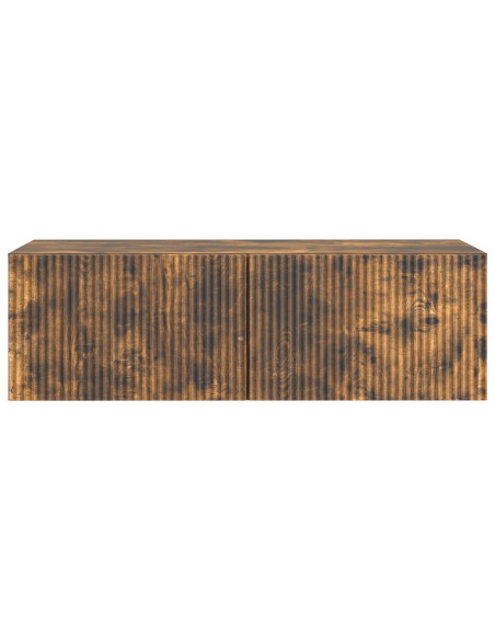 Mobile Porta TV da Muro Rovere Fumo 98 x 41 x 30 cm