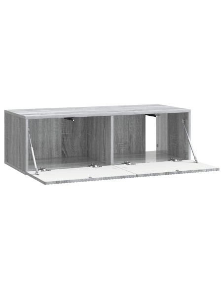 Mobile Porta TV da Muro Grigio Sonoma 98 x 41 x 30 cm