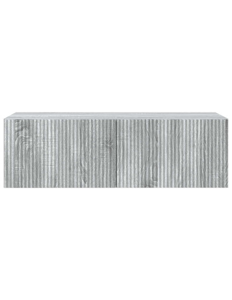 Mobile Porta TV da Muro Grigio Sonoma 98 x 41 x 30 cm