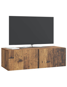 Mobile Porta TV da Muro Legno antico 98 x 41 x 30 cm 2
