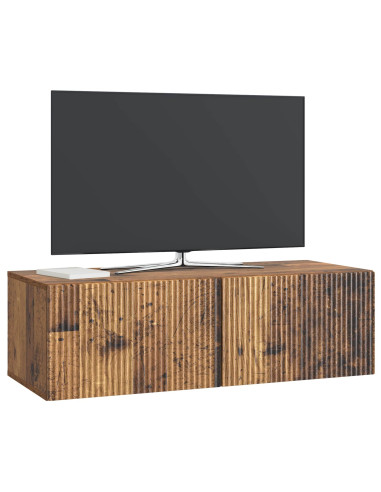 Mobile Porta TV da Muro Legno antico 98 x 41 x 30 cm