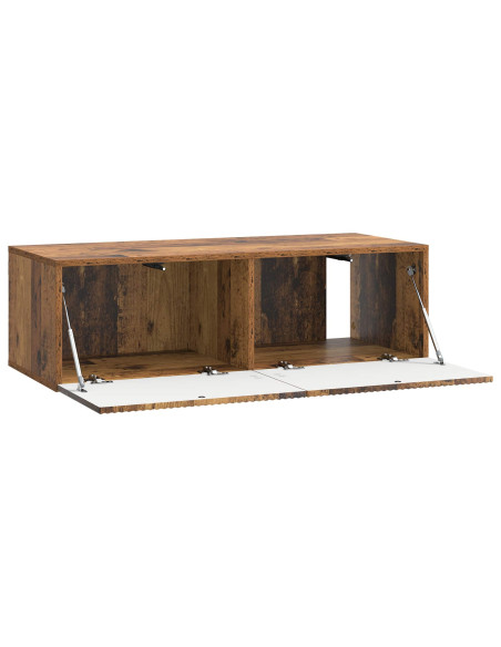 Mobile Porta TV da Muro Legno antico 98 x 41 x 30 cm