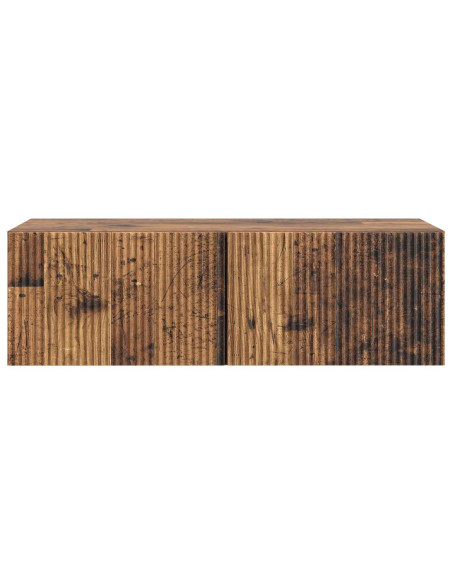 Mobile Porta TV da Muro Legno antico 98 x 41 x 30 cm