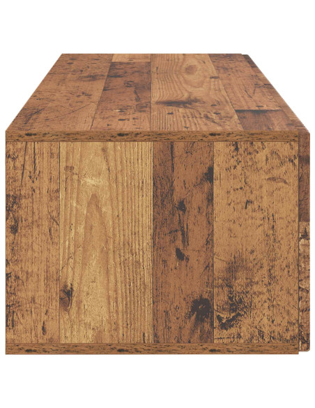 Mobile Porta TV da Muro Legno antico 98 x 41 x 30 cm