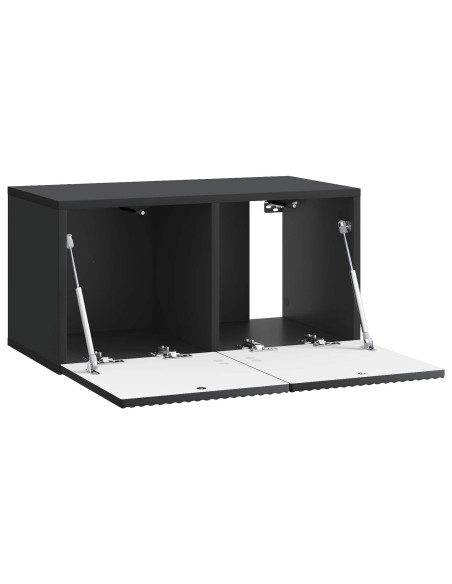 Mobile Porta TV da Muro Nero 59,5 x 31 x 30 cm
