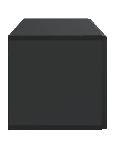 Mobile Porta TV da Muro Nero 59,5 x 31 x 30 cm