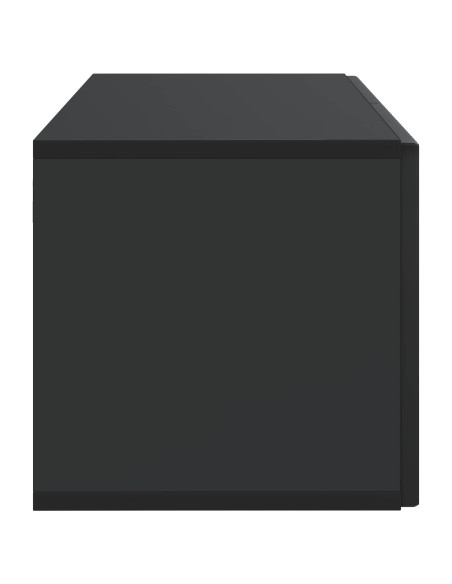 Mobile Porta TV da Muro Nero 59,5 x 31 x 30 cm