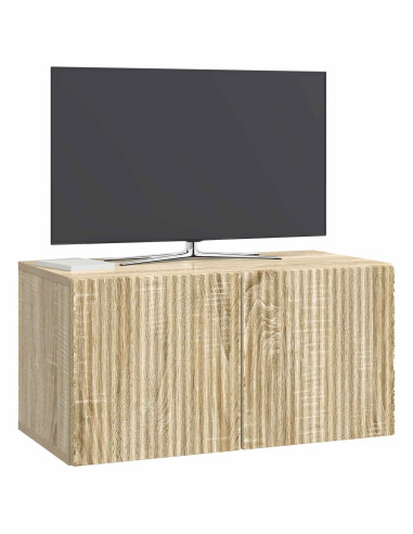 Mobile Porta TV da Muro Rovere Sonoma 59,5 x 31 x 30 cm