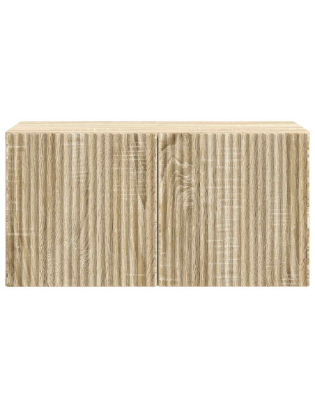 Mobile Porta TV da Muro Rovere Sonoma 59,5 x 31 x 30 cm