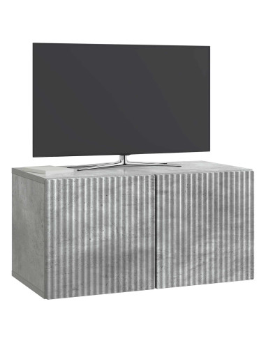 Mobile Porta TV da Muro Grigio Cemento 59,5 x 31 x 30 cm