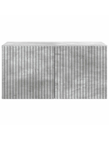Mobile Porta TV da Muro Grigio Cemento 59,5 x 31 x 30 cm