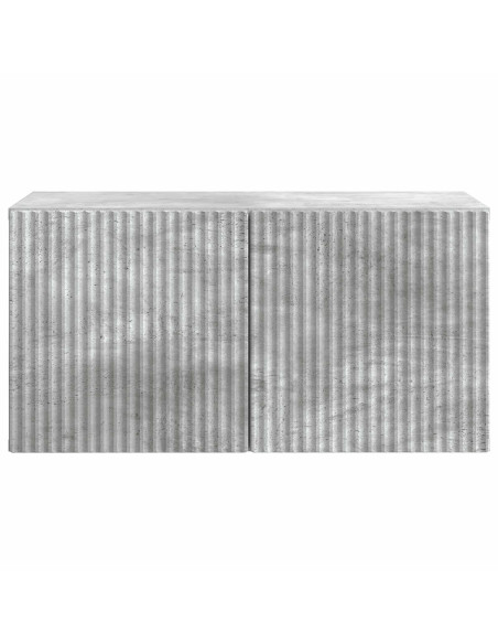Mobile Porta TV da Muro Grigio Cemento 59,5 x 31 x 30 cm