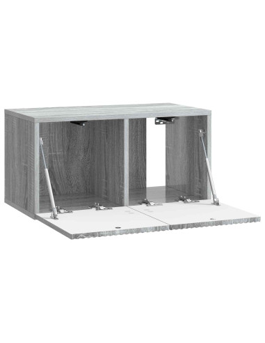 Mobile Porta TV da Muro Grigio Sonoma 59,5 x 31 x 30 cm