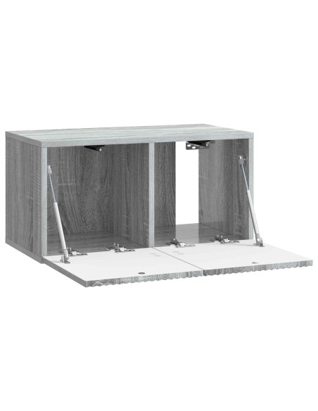 Mobile Porta TV da Muro Grigio Sonoma 59,5 x 31 x 30 cm