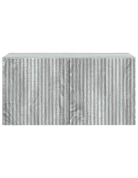 Mobile Porta TV da Muro Grigio Sonoma 59,5 x 31 x 30 cm