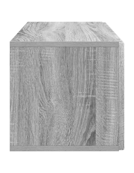 Mobile Porta TV da Muro Grigio Sonoma 59,5 x 31 x 30 cm